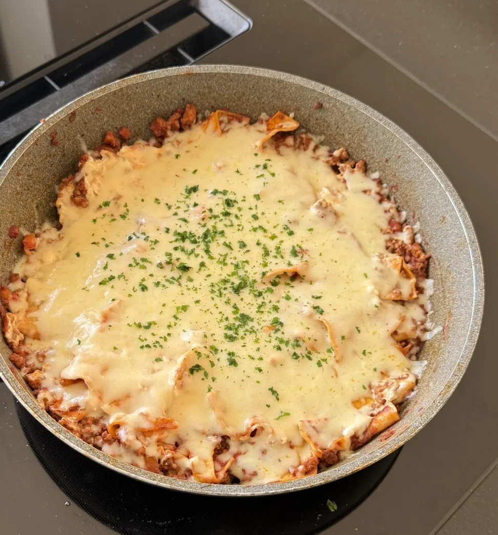 Pfannenlasagne