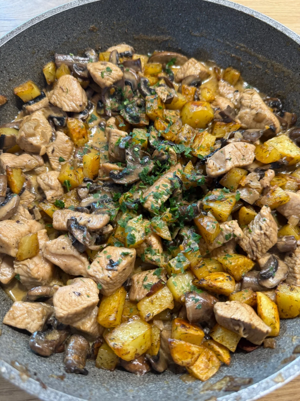 Kartoffel Jägerpfanne