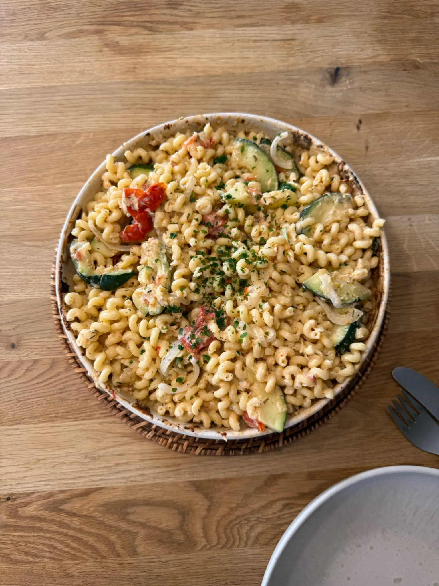 Zucchini Pasta aus dem Ofen